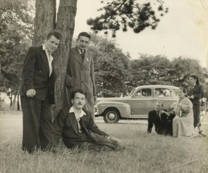 Christy Brown and family