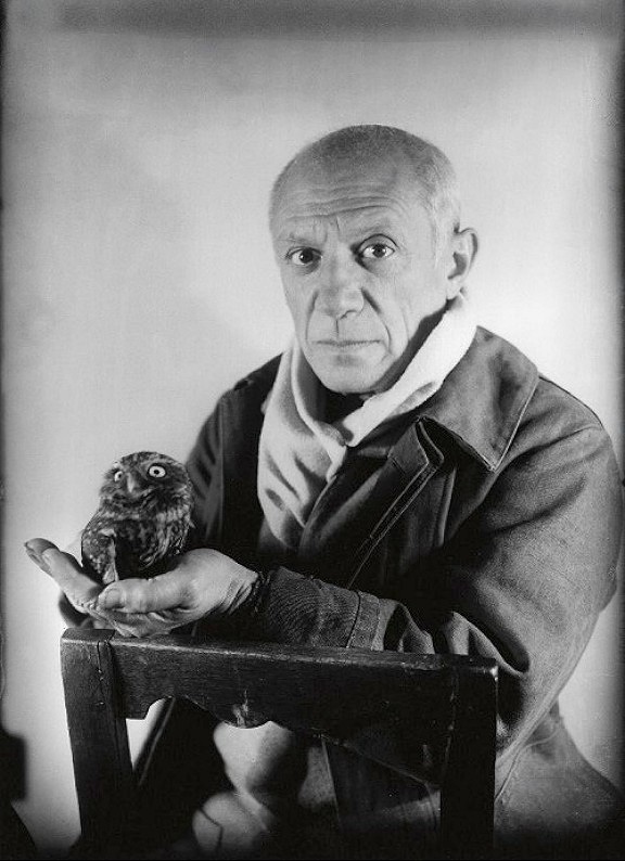 Pablo Picasso by Michel Sima, 1948